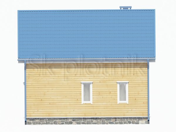 Каркасный дом с санузлом ДК-21. Картинка №1