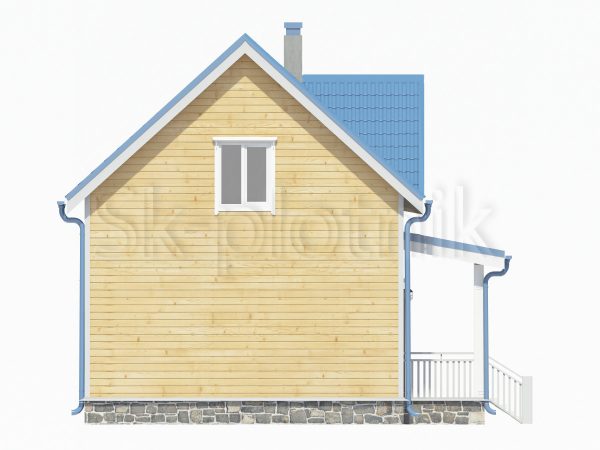 Каркасный дом с санузлом ДК-21. Картинка №1