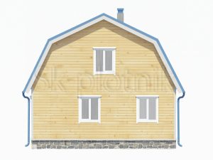Каркасный зимний дом с утеплением ДК-19