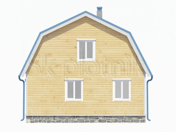 Дом для постоянного проживания ДК-19 (каркас). Картинка №1
