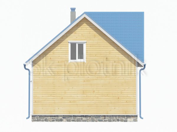 Полутораэтажный каркасный дом 6х7.5 ДК-31. Картинка №1