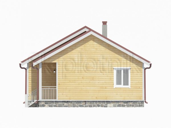 Каркасный дом с санузлом ДК-53. Картинка №4