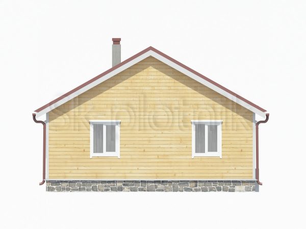 Каркасный дом с санузлом ДК-53. Картинка №1