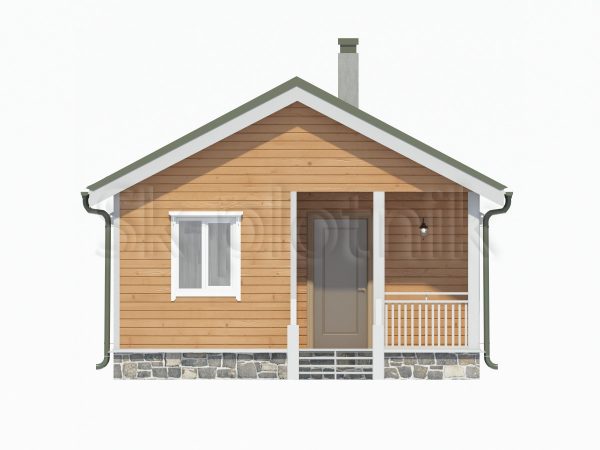 Каркасный дом с санузлом ДК-50. Картинка №4