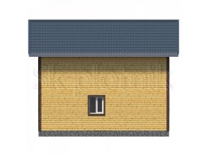 Каркасный дом с балконом ДК-41