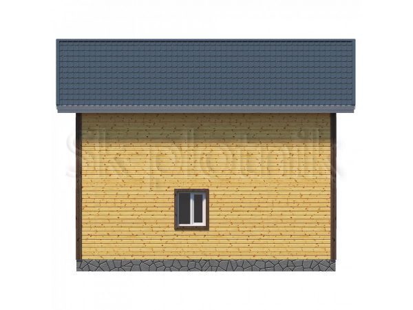 Каркасный дом с балконом ДК-41. Картинка №1