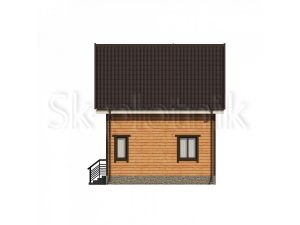 Дом из бруса с балконом ДС-31