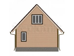 Дом из бруса с балконом ДС-8