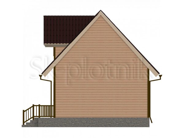 Каркасный дом с эркером ДК-42. Картинка №1