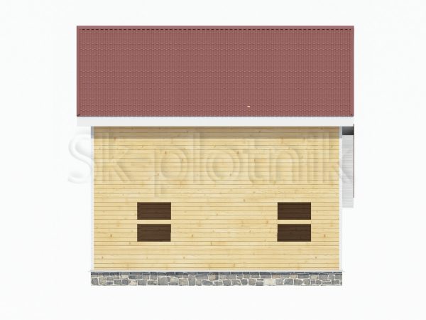 Дом из бруса с балконом ДС-55. Картинка №5