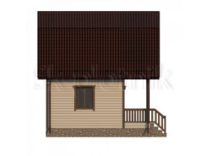 Дом из древесины естественной влажности 6х6 Д-83
