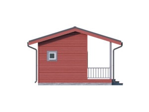 Одноэтажный дачный домик 6на6 ДК-139. Миниатюра №5